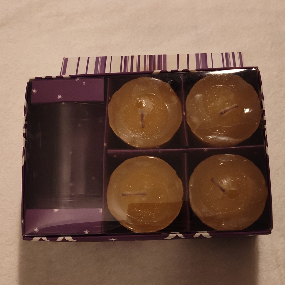 Set of Gold Tealight Candles